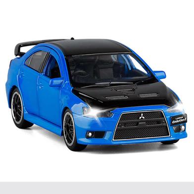 1:32 Lancer EVO X Diecasts Car Toy Vehicles Metal Car 6 Open Model Car Sound Light Collection Car Toys For Children Gift image