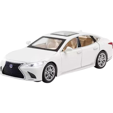1:32 Lexus LS 500h Diecast Model Car Toy Boys Gifts Collection Display White image