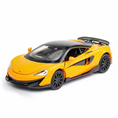 1:32 McLaren 600LT Diecast Super Car Alloy Vehicles Car Model Metal Toy Model Pull back Sound Light Special Edition Racing Car image