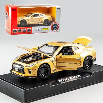 1:32 Toy Car Nissan GTR Metal Toy Race Alloy Car Diecasts and Toy Vehicles Car Model Scale Model Car Toys For Children Gift image