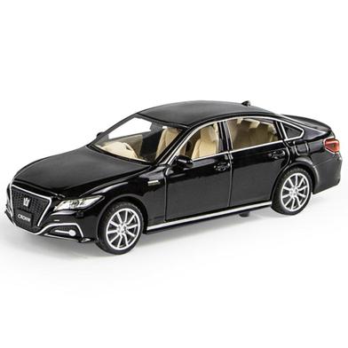 1:32 Toyota Crown Diecasts Alloy Car Toy Vehicles Metal Car 6 Doors Open Model Car Sound Light Toys For Gift image