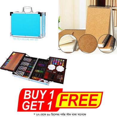 66pcs Kids Art Supplies Portable Painting & Drawing Art Kit For