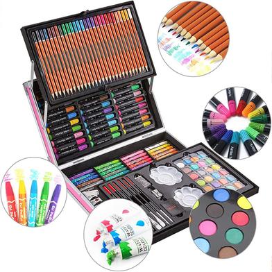 145-Piece Art Supplies Set for Kids 2 Layers Drawing Supplies for