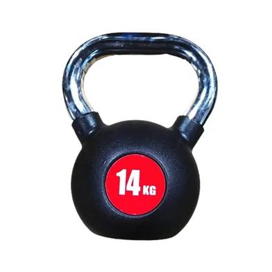 14 Kg Kettle Bell 1 Pair Total 28Kg - Rubber Coated image