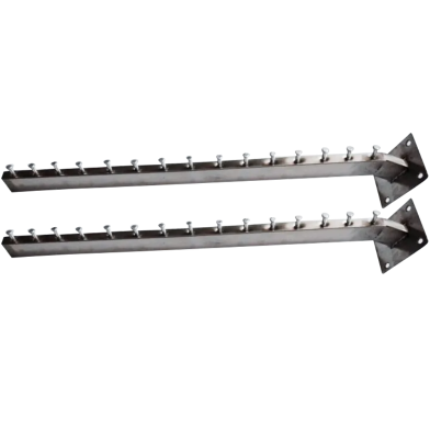 15-Hook Wall Clothes Straight Mounted Hanging image