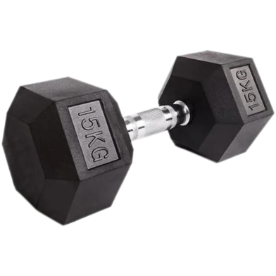 15 Kg Hex Dumbbell 1 Pc image