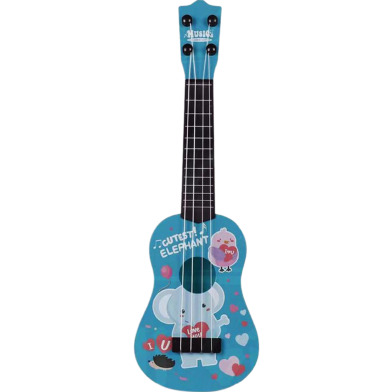 17 inch small guitar for kids, Toys for Children with 4 Steel Strings multicolor Musical Instrument Toy for Toddler Boys Girls image