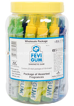 Fevigum Synthetic Gum Pet Jar Pack - 36 Pcs X 18 ml image