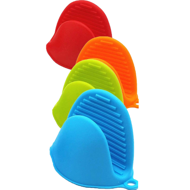 1 Pcs Grip Oven Pot Holder Silicone Glove (Any Color) image