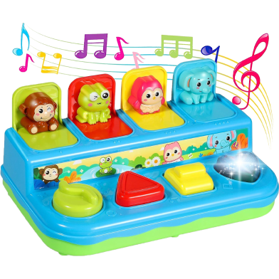1 Year Old Toys for Boy Gifts Pop up With Music and Light Baby Gift for Boy Girls image