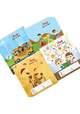 Fresh Kids English Khata -124 Page (Standard) - 4 Pcs image