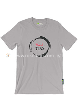 Thank You T-Shirt - XXL Size (Grey Color) image