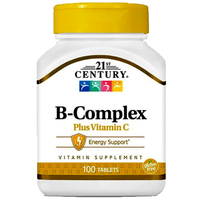 21st Century B-Complex Plus Vitamin C - 100 Tablets image