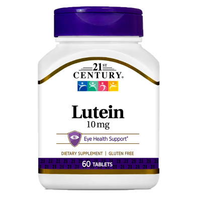 21st Century Lutein Tablets 10mg - 60 Count image