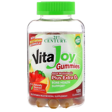 21st Century Vitajoy Adult Multivitamin Plus Extra D3 - 120 Gummies image