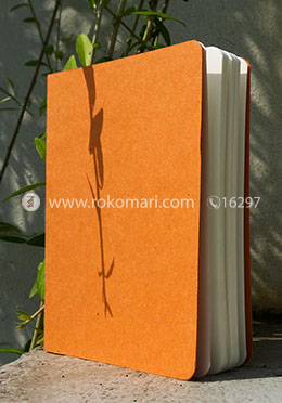 Explorer Notebook (Jute Handmade Orange Board Cover) image