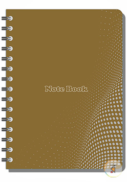 Hearts Crown Notebook - Brown Color image