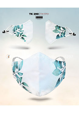 Fabrilife Premium 7 Layer Leaf Sider Womens Designer Edition Mask image