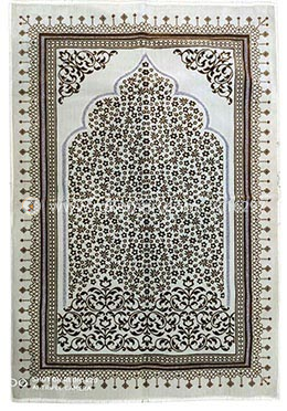 Safa Tex Muslim Prayer Jaynamaz -জায়নামাজ (White) - Any Design image