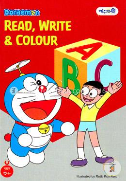 Doraemon Read Write Colour image