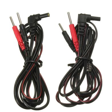 Replacement Electrode Lead Wires Standard Connect Cables For Tens/Ems Massage Digital Electronic Therapy Machines with 2mm Pin image