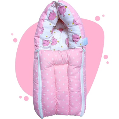 2 in 1 Baby Blanket with Sleeping Bag –Soft, Washable and Travel Friendly image