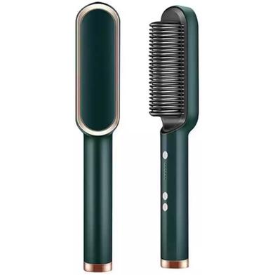 2 in 1 Professional Straightener and Curling Iron Comb Brush image