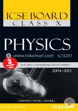 ICSE SOLVED PAPERS CLASS X PHYSICS image