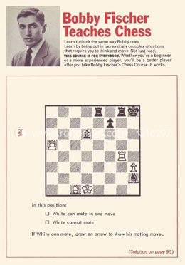 Bobby Fischer Teaches Chess image