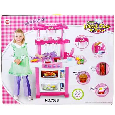 33pcs Happy Little Chef Kitchen Play Set 758B (Pink) image