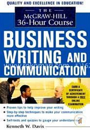 The McGraw-Hill 36-Hour Course in Business Writing and Communication image