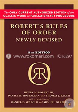 Robert's Rules of Order Newly Revised (Robert's Rules of Order  image