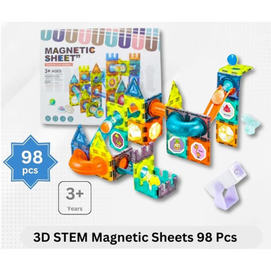 3D STEM Magnetic Sheets 98 Pcs image