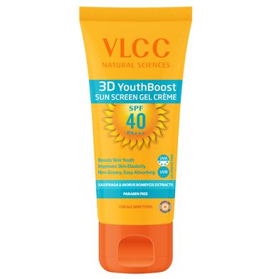 Vlcc 3D Youth Boost SPF40 Sunscreen Gel Creme 50gm image