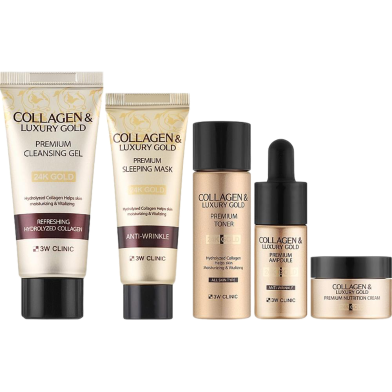 3W Clinic Collagen and Luxury 24 K Gold Special Starter Kit image