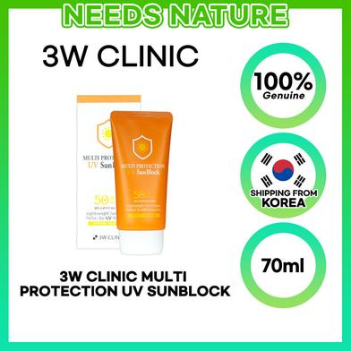 3W Clinic Multi Protection UV Sun Block SPF 50 Plus / Pa Plus Plus Plus Korea image