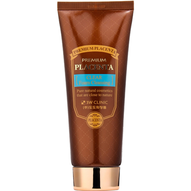 3W Clinic Premium Placenta Clear Foam Cleansing - 180ml image