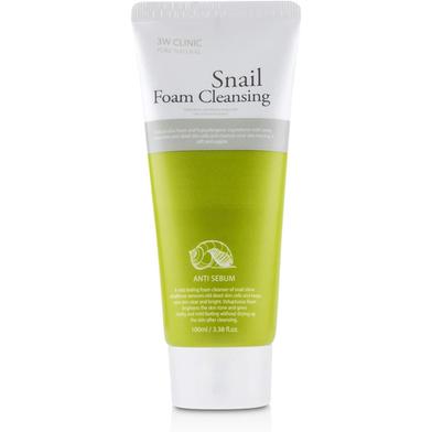 3W Clinic Snail Foam Cleansing – 100ml image