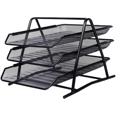 3 Tier Document Tray Organizer for Office or Home image