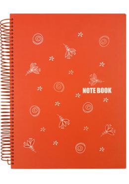 Panel Notebook (Red-Orange Color) image