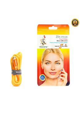 Teutons Zlin USB Micro-B Charging and Data Transfer cable - Orange image