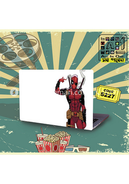 Deadpool Design Laptop Sticker image