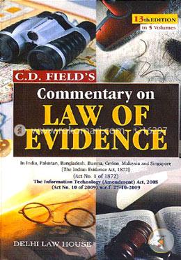 Commentary On Law Of Evidence (Set Of 5 Vol.) image