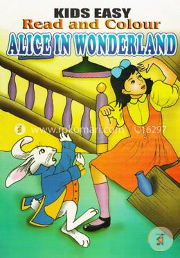Kids Easy Read And Colour Alice In Wonderland image