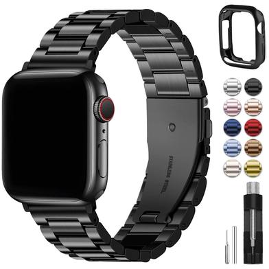 45mm Metal Strap For Smartwatch – Black Color image