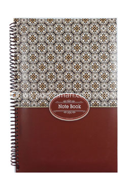 Hearts Essential Notebook - Marron Color Design image