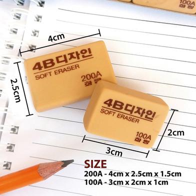 4b Eraser~learn Painting Eraser Learn Stationery Art Drawing - Temu