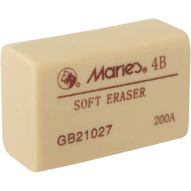 Maries 4B Soft Eraser - 2Pcs image