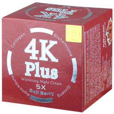 4K Plus 5X Goji Berry Whitening Night Cream 20 gm image