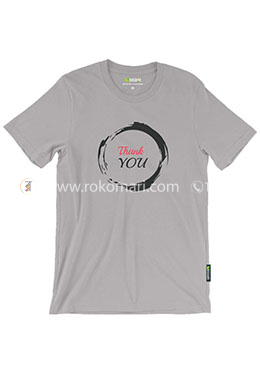 Thank You T-Shirt - L Size (Grey Color) image